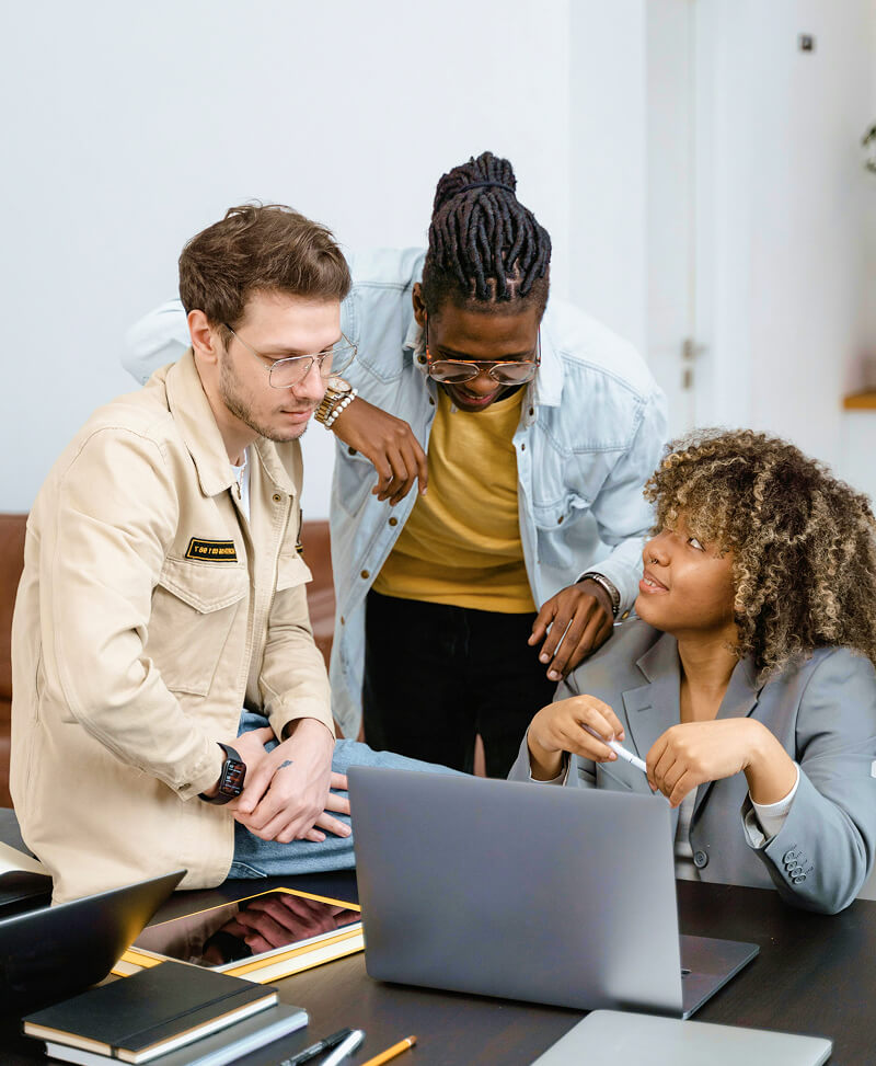Nexurion technology team collaborating on a project